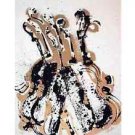 Yves Kline Violins, 1978 Ltd Ed Lithograph, ARMAN