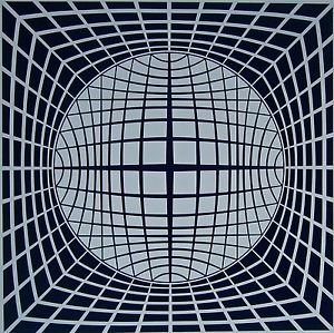 TER-UR, Ltd Ed Silk-screen, Victor Vasarely - LARGE!