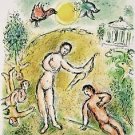 The Massacre of the Candidates (The Odyessy) 1989, Ltd Ed Litho, Marc Chagall