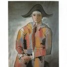 Arlequin Les Mainscroisees, Offset Lithograph, Pablo Picasso