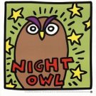 Untitled (Night Owl), Offset Lithograph, Keith Haring