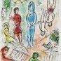 In Hell (The Odyessy) 1989, Ltd Ed Lithograph, Marc Chagall