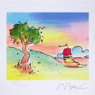 Quiet Lake, Ltd Ed Lithograph, Peter Max - SIGNED with COA