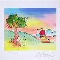 Quiet Lake, Ltd Ed Lithograph, Peter Max - SIGNED with COA