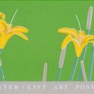 Day Lilies, 1992 Exhibition Silk-screen Poster, Alex Katz