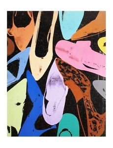 Diamond Dust Shoes, Offset Lithograph, Andy Warhol