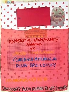 Human Rights 1981, Ltd Ed Lithograph & Silk-screen, Robert Rauschenberg