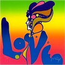 LOVE, Ltd Ed Silk-screen, Peter Max - SIGNED with COA