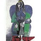 Femme Assise A L'echarpe Verde, Offset Lithograph, Pablo Picasso