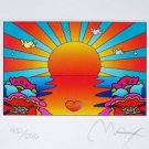 Protect Our Children Ver. I, Ltd Ed (Mini 5 x 6.25), Peter Max - SIGNED w/COA