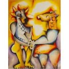 Confronting Your Fantasies, Ltd Ed Lithograph, Alexandra Nechita