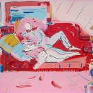 Degas and Woman, Ltd Ed Silk-screen, Peter Max - LARGE!