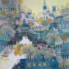 Fishing Village / Springtime, (2) Offset Lithographs, Heshi Yu