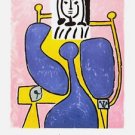 Woman & Blue Rose, Ltd Ed Lithograph, Pablo Picasso