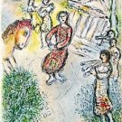 Preparation for the Candidate's Feast (The Odyessy) 1989, Ltd Ed, Marc Chagall