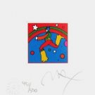 Cosmic Jumper Detail III, Ltd Ed (Mini 4.875" x 4.5"), Peter Max, SIGNED w/ COA