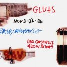 Gluts, 1986 Exhibition Poster, Robert Rauschenberg