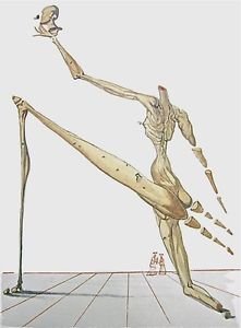 The Divine Comedy (Hell Canto 29), Ltd Ed Woodblock Engraving, Salvador Dali