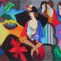Gossip, Ltd Ed Silk-screen, Itzhak Tarkay