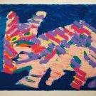 Resting Cat, Ltd Ed Lithograph, Karel (Christiaan) Appel