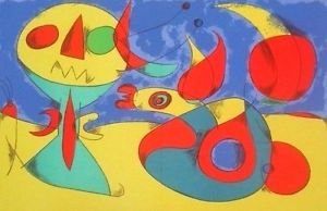 Zephir Vogel, Ltd Ed Lithograph, Joan Mir&Atilde;&sup3;