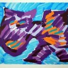 Walking Cat, Ltd Ed Lithograph, Karel (Christiaan) Appel