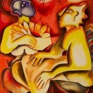 When Sunflowers Bloom Again, Ltd Ed Lithograph, Alexandra Nechita