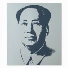 Mao (Silver) Sunday B. Morning, Silk-screen, Andy Warhol - with COA