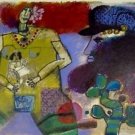 Un Homme Je Conte Les Matins Lointain Famille, Ltd Ed Lithograph, Theo Tobiasse
