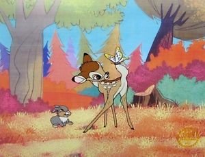 Bambi, Ltd Ed Sericel, Disney