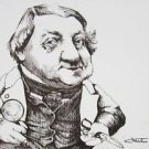 Doyle the Mohel, Duotone Lithograph, Charles Bragg