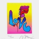 Love I, Ltd Ed Lithograph (Mini 6" x 5"), Peter Max - SIGNED with COA
