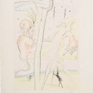 Le Singe et le Léopard, Ltd Ed Engraving, Salvador Dali