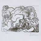 Minotaur Assaulting Girl, Ltd Ed Lithograph, Pablo Picasso-Vollard