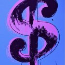 Dollar Sign Blue (Sunday B. Morning), Ltd Ed Silk-screen, Andy Warhol - with COA