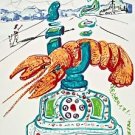 Cybernetic Lobster Telephone, Ltd Ed Lithograph, Salvador Dali