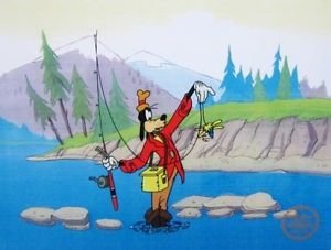 Goofy: How to Fish, Ltd Ed Sericel, Disney