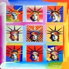 Nine Liberties, Ltd Ed Lithograph, Peter Max - SIGNED with COA