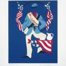 Jo the Loiterer (Mother of Us All), Ltd Ed Lithograph, Robert Indiana
