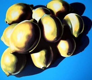 10 Lemons, Ltd Ed Silk-screen, Lowell Nesbitt
