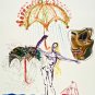 Anti-Umbrella with Atomized Liquid, Ltd Ed (Lithograph & Collage), Salvador Dali