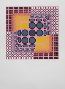 Untitled, Ltd Ed Silk-screen, Victor Vasarely