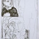 Young Girl With Drawing of Male Head, Ltd Ed Lithograph, Pablo Picasso-Vollard