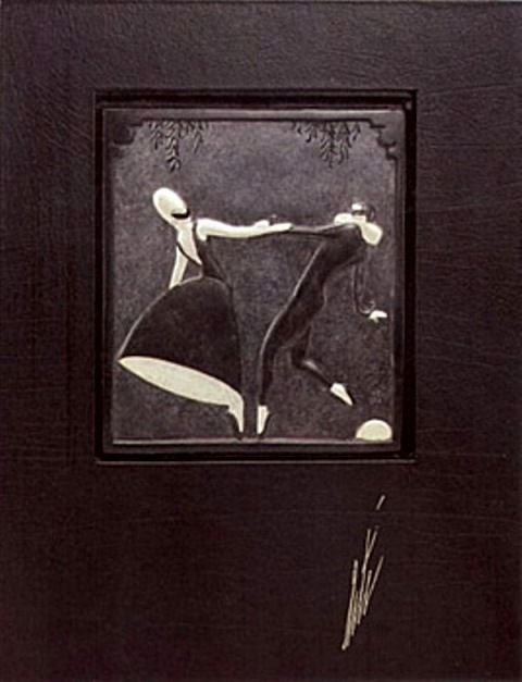 Pas de Duex (Bronze) Bas Relief & Signed Deluxe Book, Ltd Ed, Ert&Atilde;&copy; - MINT! w/COA