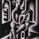 Oedipus, Ltd Ed Mezzotint Etching, Mark Kostabi