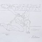 Dying Minotaur in Arena, Ltd Ed Lithograph, Pablo Picasso-Vollard