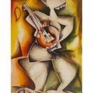 Don't Expect Things to Fall in Your Lap, Ltd Ed Lithograph, Alexandra Nechita