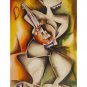 Don't Expect Things to Fall in Your Lap, Ltd Ed Lithograph, Alexandra Nechita