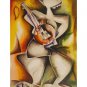 Don't Expect Things to Fall in Your Lap, Ltd Ed Lithograph, Alexandra Nechita