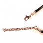3mm Black Leather Choker Necklace With a Pentagram Charm Pendant